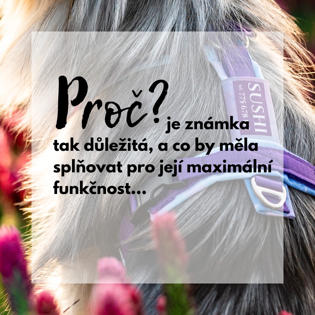 znamka pro psa -Vencimstylove.cz